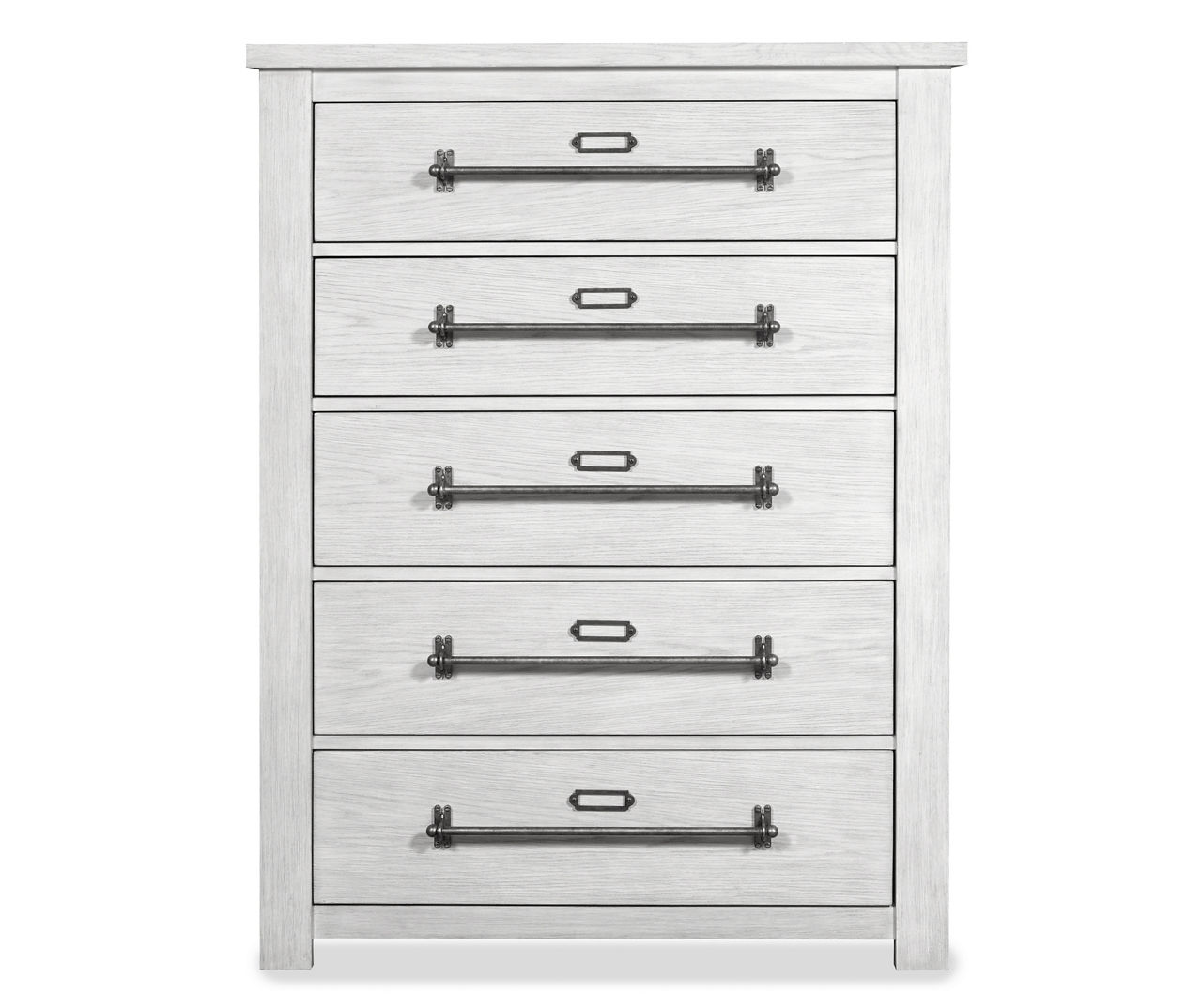 White Oak Grain 5Drawer Chest Big Lots