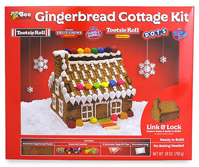 Tootsie Roll Gingerbread Cottage Kit