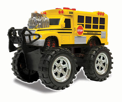 School Bus Motorized Monster Truck Toy
