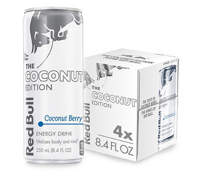 Coconut Edition Energy Drink 8.4 Oz. Cans, 4-Pack