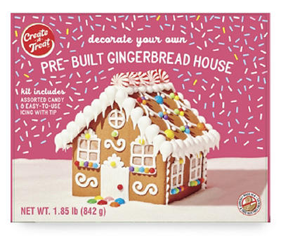 Decorate Your Own Pre-Built Gingerbread House Kit