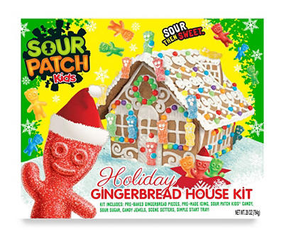Sour Patch Kids Holiday Gingerbread House Kit