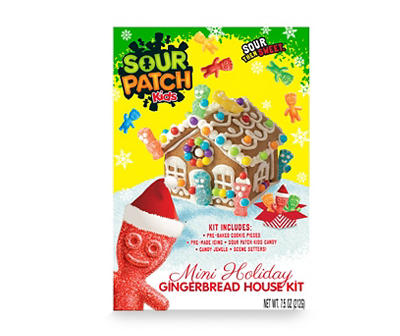Sour Patch Kids Mini Holiday Gingerbread House Kit