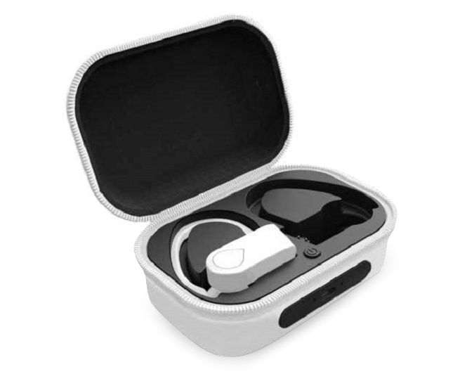 Polaroid White Active Fit Wireless Earbuds With Charging Case