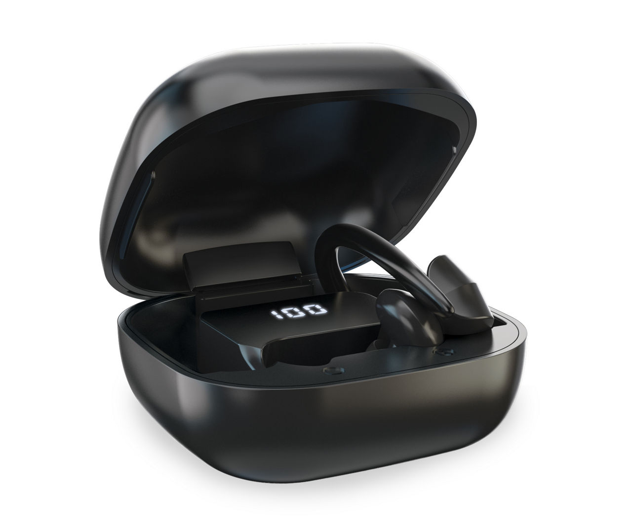 Polaroid Black Sport Wireless Earbuds With Charging Case Big Lots