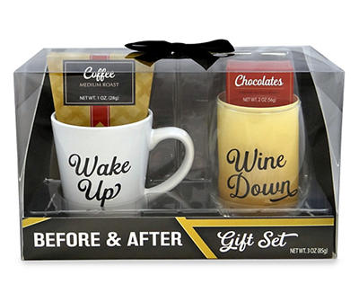 "Wake Up & Wine Down" Before & After Work Gift Set