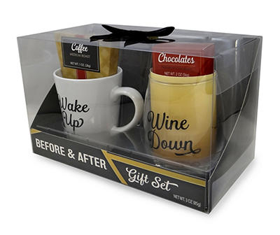 "Wake Up & Wine Down" Before & After Work Gift Set