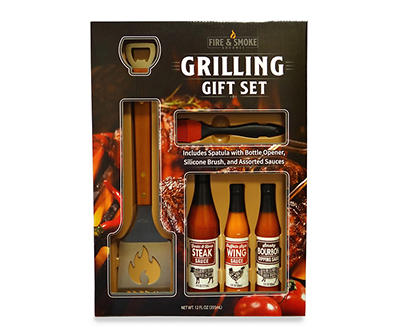 Fire & Smoke Gourmet Grilling Gift Set