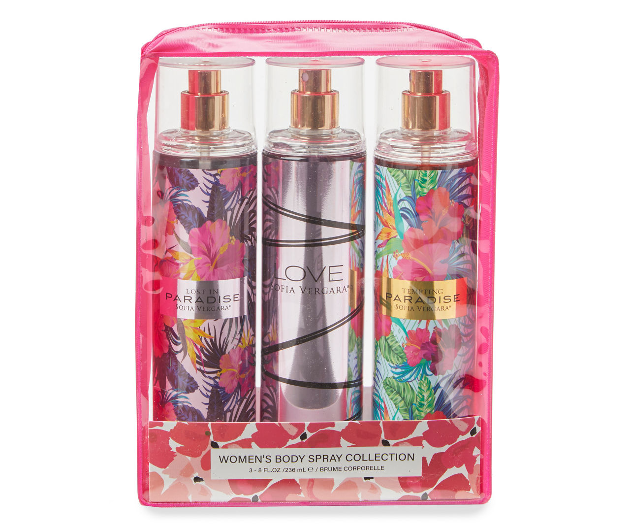 Women s Sofia Vergara Body Spray Collection 3 Piece Set Big Lots