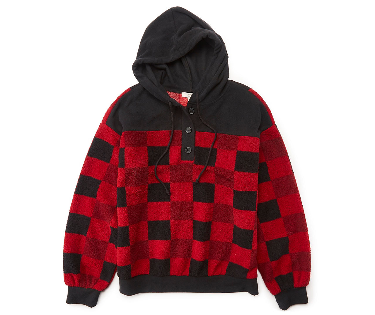 Buffalo plaid hoodie women's on sale