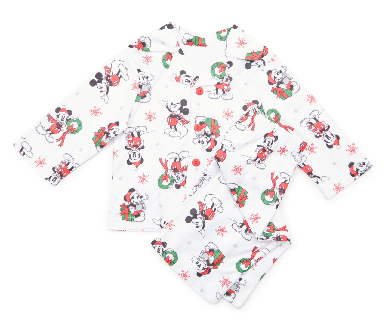 Mickey Mouse Kids' Gray Mickey & Friends Holiday Fun 2-Piece