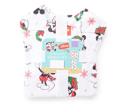 Disney Baby Gray Mickey & Friends Holiday Fun 2-Piece Pajama Set