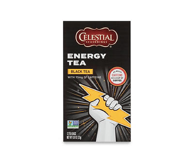 Celestial Seasonings Energy Tea Black Tea Bags 12 ct Box