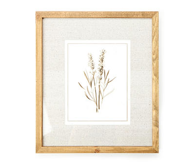 Botanical Linen Framed Print
