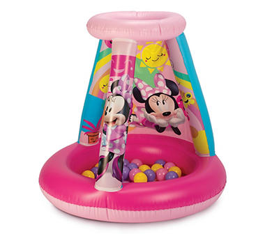 Pink & Blue Inflatable Ball Playland