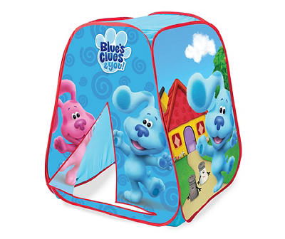 Blue & Red Printed Play Tent