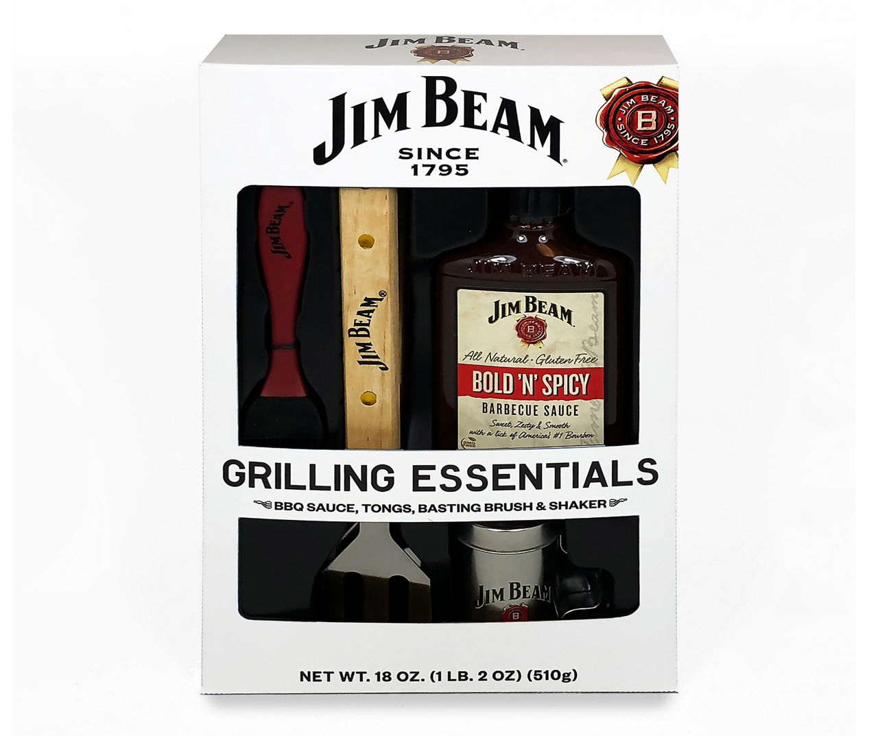 Jim Beam Portable 5 Piece Grilling Set Includes - Mini Charcoal Grill, 3 Grilling  Tools and a Cooler Bag - Bed Bath & Beyond - 22552634