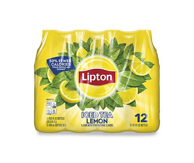 Lipton Lemon Iced Tea 12 - 16.9 fl oz Bottles