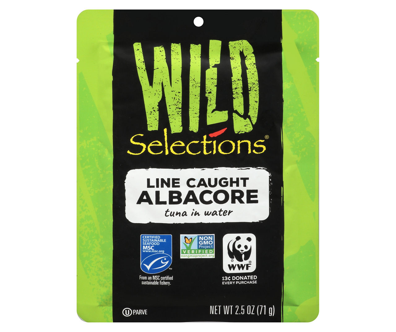 Wild Selections Line Caught Albacore Tuna in Water 2.5 oz. Pouch