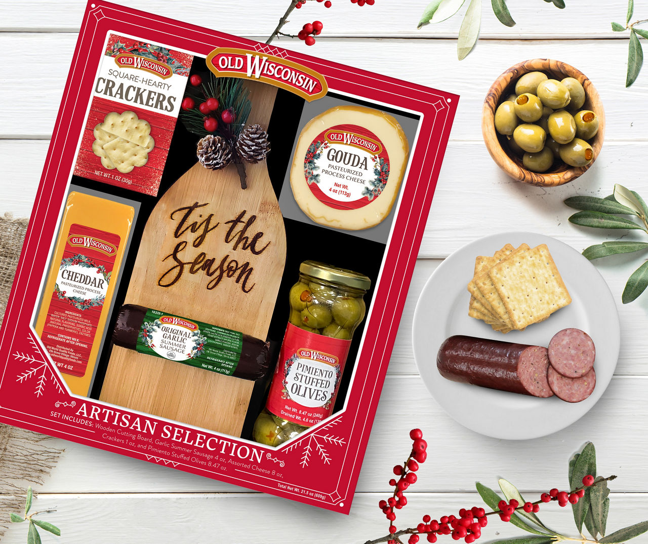 Signature Reserve Meat & Cheese Gift Box - Sausage Meat & Cheese Gift or  Charcuterie Kit