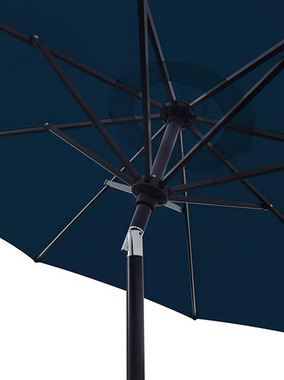 9' Midnight Blue Tilt Market Patio Umbrella