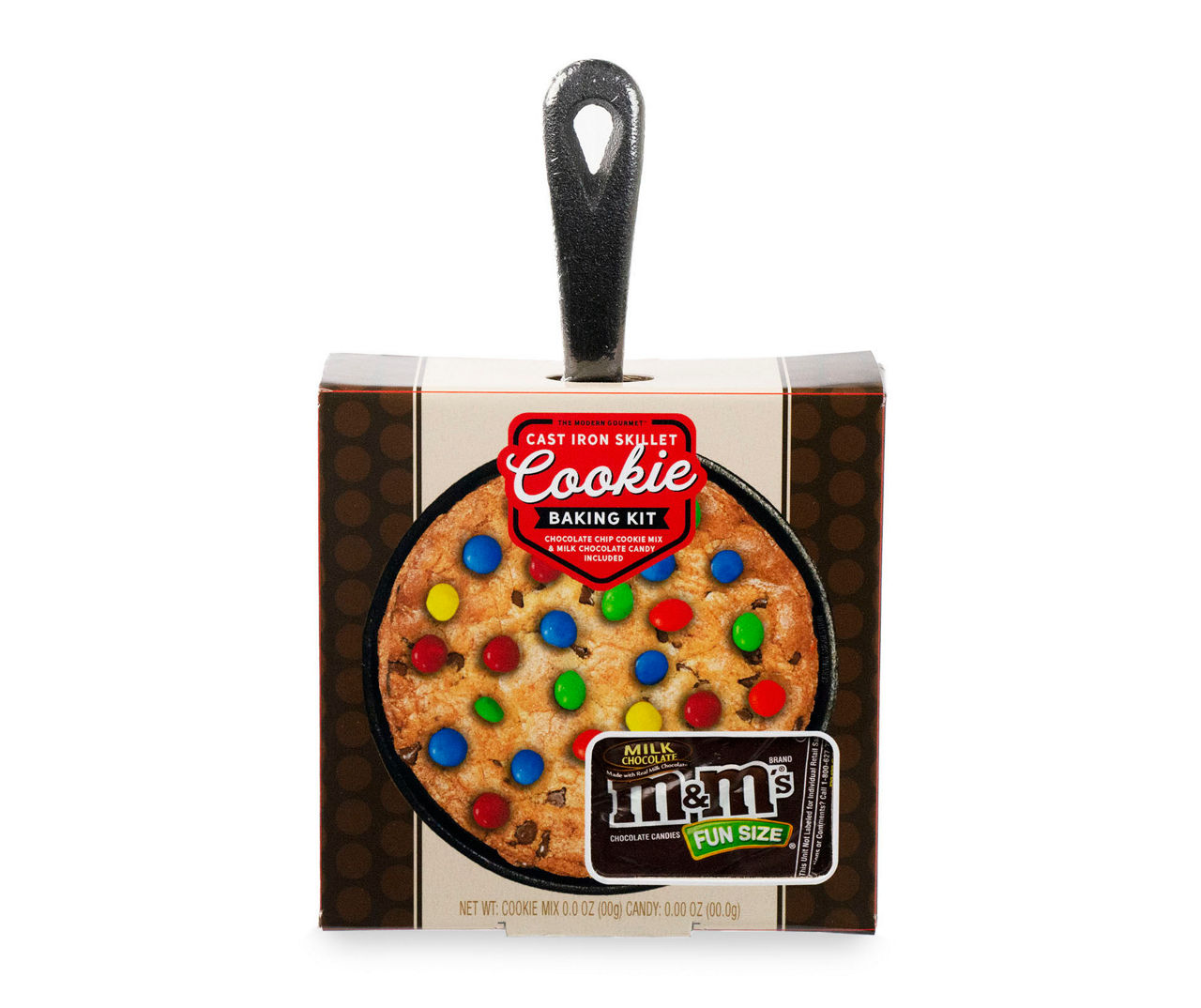 Cast Iron Skillet Cookie Mix and M&Ms Candy Baking Kit