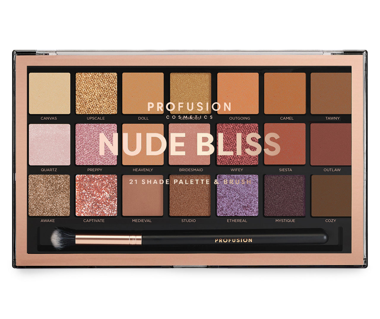 Profusion Nude Bliss 21-Pan Eyeshadow Palette | Big Lots