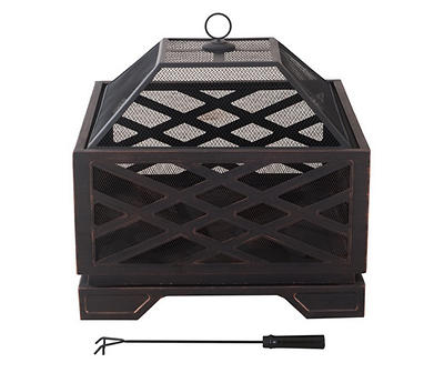 25.98" Lawrence Wood Burning Fire Pit