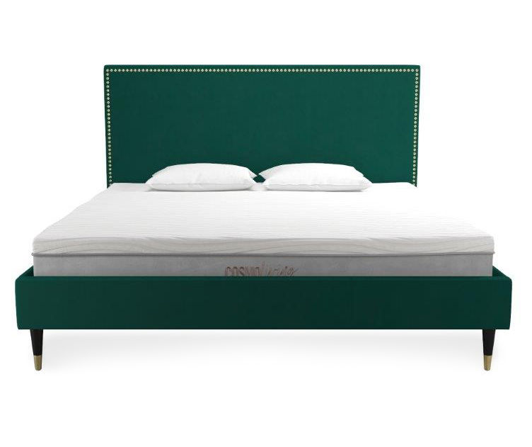 CosmoLiving Audrey Velvet King Bed Big Lots