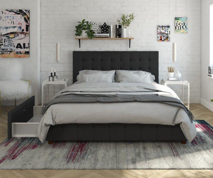 Big lots deals bed frame queen