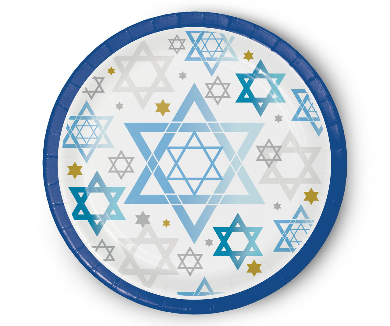 Star Of David Hanukkah Paper Dessert Plates, 40Count Big Lots