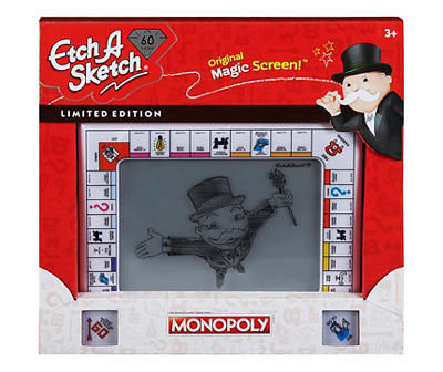 Etch A Sketch Monopoly Limited Edition Drawing Toy