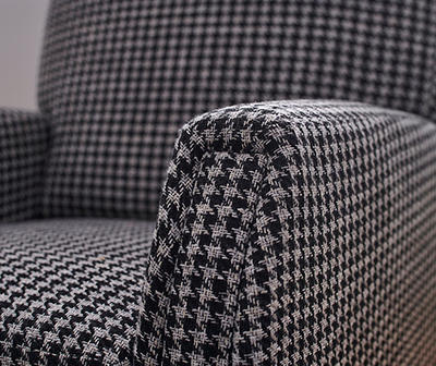 Houndstooth Push-Back Recliner