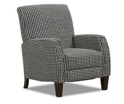 Houndstooth Push-Back Recliner