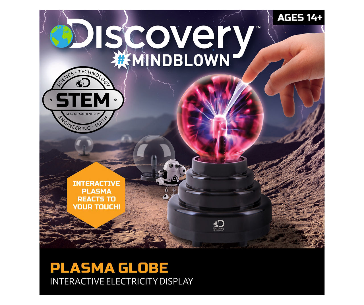 Discovery Mindblown Discovery #Mindblown Black Plasma Orb, (3") | Big Lots