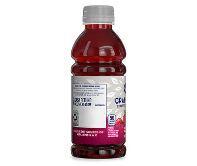 Ocean Spray Cran-Energy Cranberry Raspberry Energy Juice Drink 12 fl. oz. Bottle