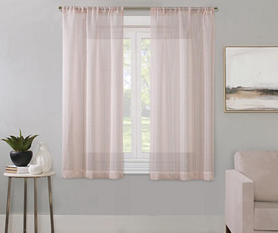 Real Living Sheer Shimmer Whittier Curtain Panel