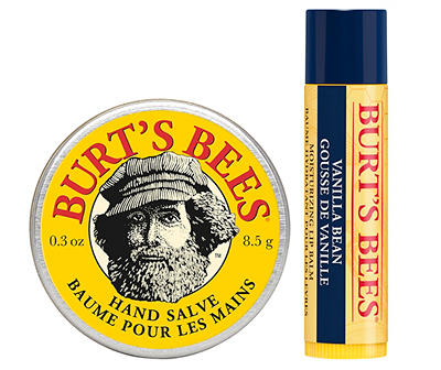 A Bit of Burt's Bees Vanilla Bean Lip Balm & Hand Salve Gift Set
