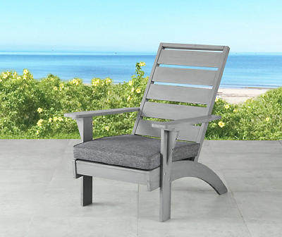Sea Grove Gray Cushioned Patio Chair