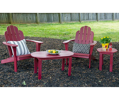 Flint Red Adirondack Patio End Table