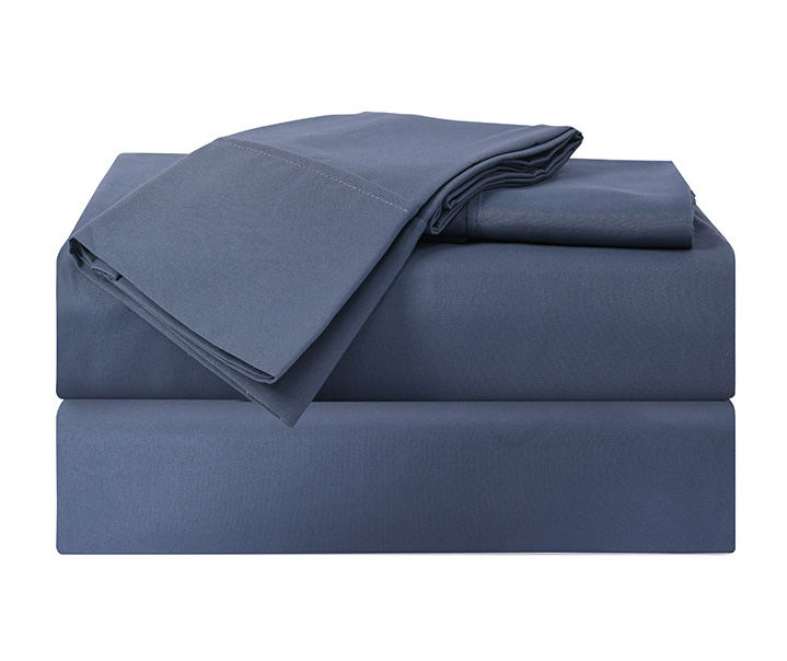 Serta Perfect Sleeper Blue Mirage Microfiber Full 4-Piece Sheet Set ...