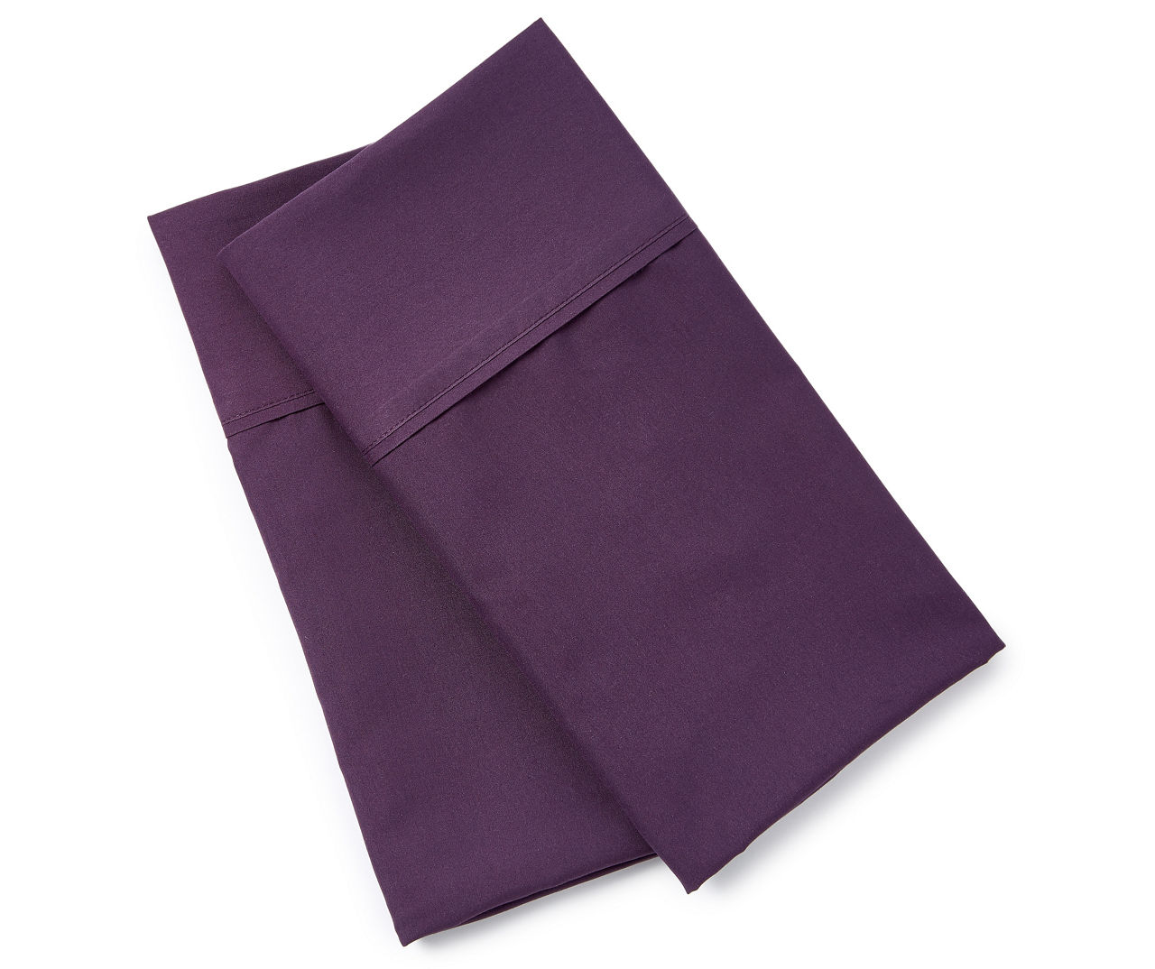 Dark Purple Microfiber Pillowcase, 2-Pack