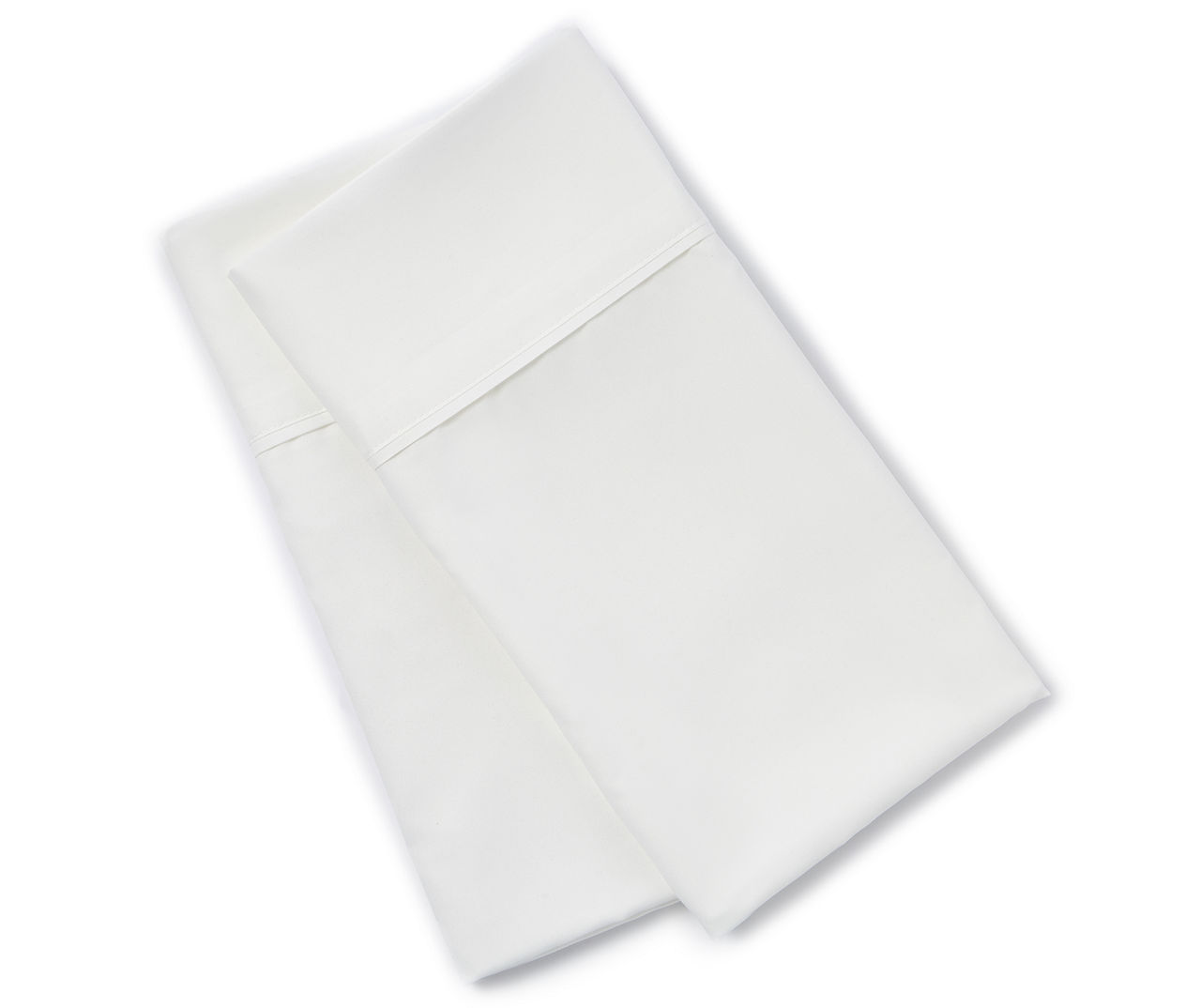 White Microfiber Pillowcase, 2-Pack