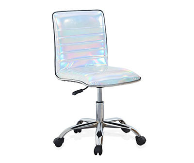 Iridescent Padded Rolling Swivel Task Chair