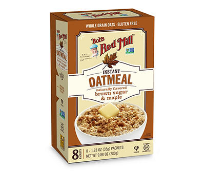Brown Sugar & Maple Gluten Free Instant Oatmeal, 8-Count