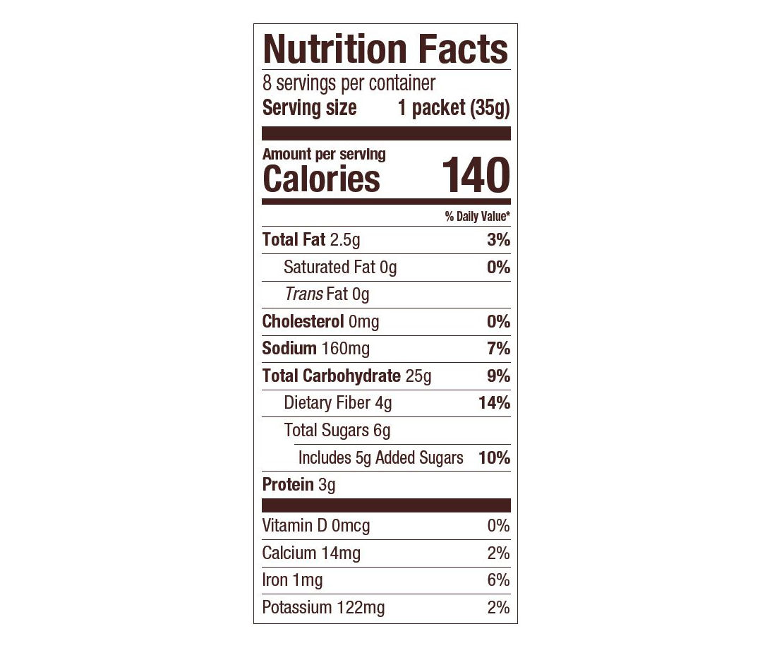 Apple Pieces & Cinnamon Gluten Free Instant Oatmeal, 8-Count