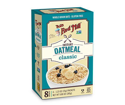 Classic Gluten Free Instant Oatmeal, 8-Count