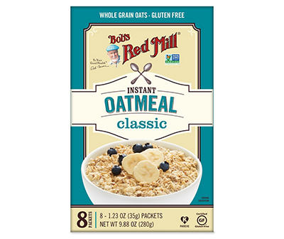 Classic Gluten Free Instant Oatmeal, 8-Count