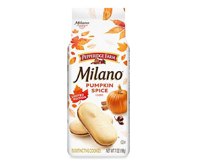 Milano Pumpkin Spice Distinctive Cookies, 7 Oz.