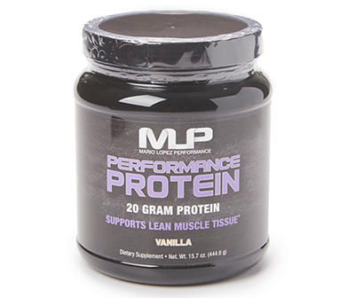 Mario Lopez Performance Vanilla 15-gram Performance Protein, 15.1 oz.